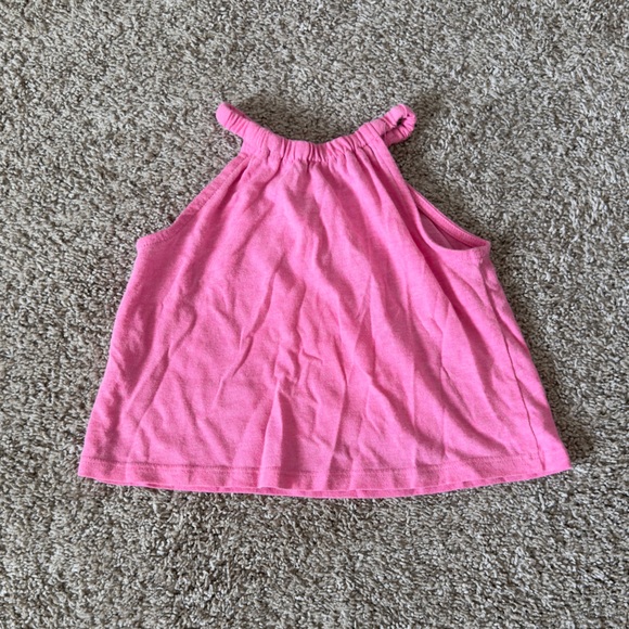 Crazy 8 baby girl toddler girl pink dog tank tshirt tee top size 18-24 months - Picture 4 of 4